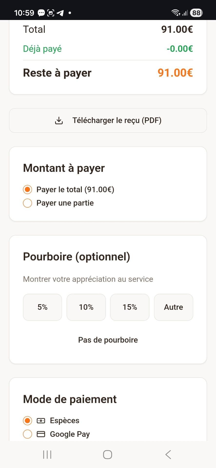 Payment Options